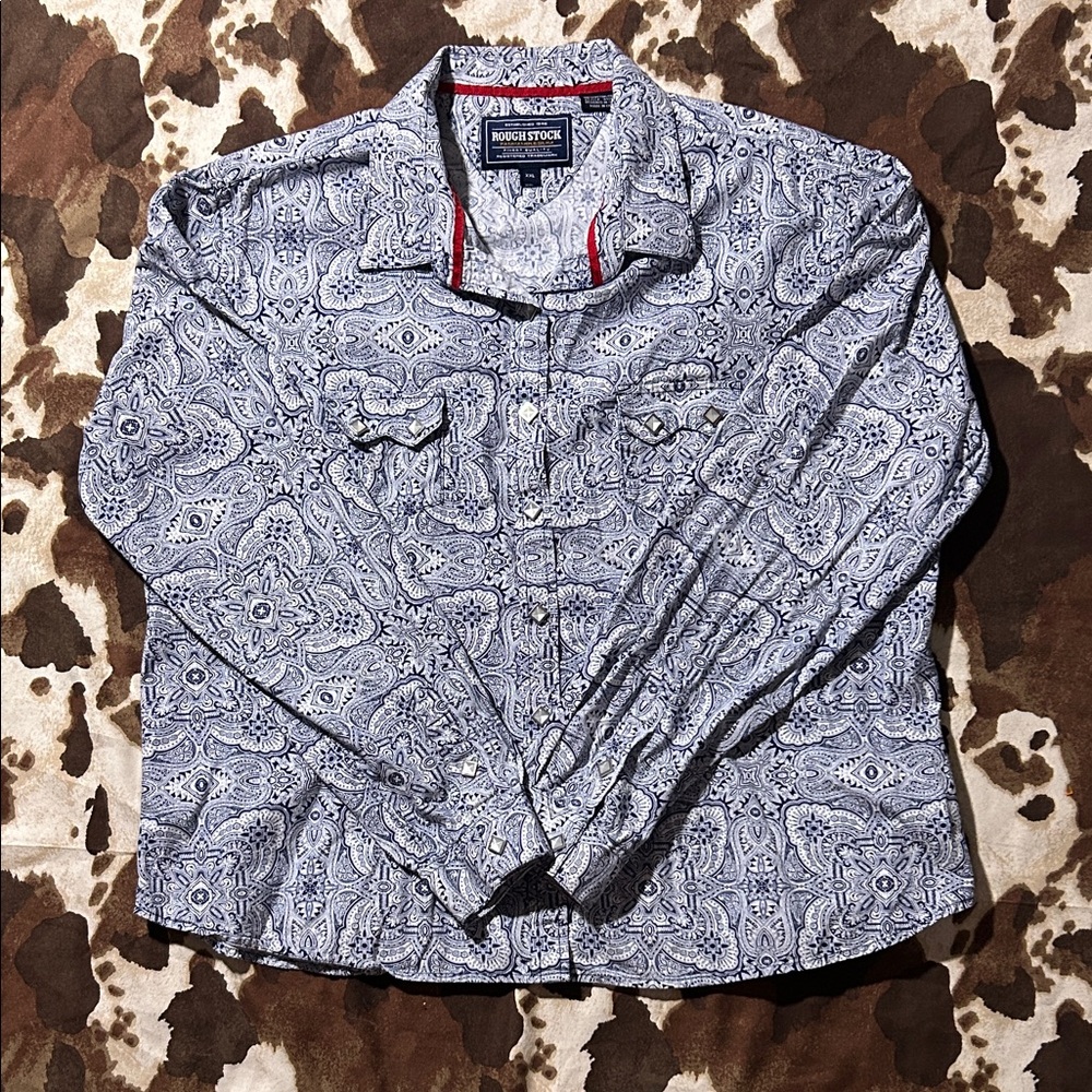 Rough Stock Panhandle Slim Button Up XXL